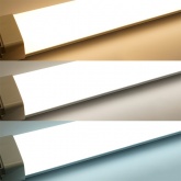 Светильник светодиодный линейный AL5099 36W 3000K-6400K 3600Lm IP65 пластик, проходной 1160x66x45mm