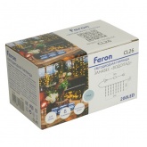 Светодиодная гирлянда занавес Feron CL26 Водопад 200LED 2*2м 3,6W 5000K 230V IP20 сетевой шнур 3м