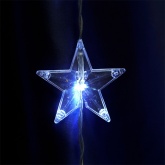 Светодиодная гирлянда занавес Feron CL25 Звездочки 100LED 2*1м 6W 5000K 230V IP20 сетевой шнур 3м