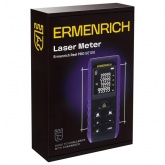 Лазерная рулетка Ermenrich Reel PRO GE100 измерение расстояний, площади, объема 0,05–100 м