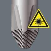Отвертка крестовая Wera для винтов Phillips PH 2 x 100 мм, шарообразная рукоятка Ball-Grip