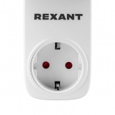 Реле напряжения Rexant 16А вилка-розетка c дисплеем