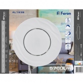 Светодиодный управляемый светильник накладной Feron AL1836 тарелка 72W 3000К-6000K 5760Lm белый
