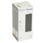 Светодиодный настенный светильник Feron AL52 MINI 2x1W 4000K 170Lm белый 25x25x82mm