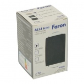 Светодиодный настенный светильник Feron AL54 MINI 2x1W 4000K 170Lm белый 35x35x64mm