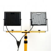 Два светодиодных прожектора на стойке Feron LL-505 2x100W 6400К 220V IP65 черный