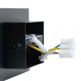Светильник настенный Feron ML1780 Oval под лампу G9 15W 230V черный