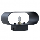 Светильник настенный Feron ML1780 Oval под лампу G9 15W 230V черный