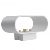 Светильник настенный Feron ML1780 Oval под лампу G9 15W 230V белый