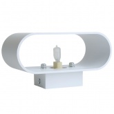 Светильник настенный Feron ML1780 Oval под лампу G9 15W 230V белый