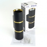 Светильник настенный Feron ML1860 Zen под лампу 35W 230V 2*GU10 черный золото