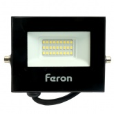 Прожектор светодиодный Feron LL-970 2835 SMD 20W 6400K AC/DC 12-48V 1800lm IP65 черный