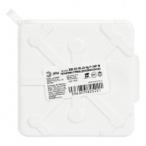 Распаячная коробка ЭРА KOR-80-80-40-8g-P-2MP-W двухкомпонентная HF,УФ 80х80х40 прямой IP66 белая