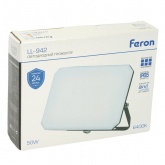 Прожектор светодиодный Feron LL-942 2835 SMD 50W 6400K AC 230V 4750lm IP65 черный