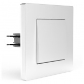 Выключатель одноклавишный в сборе Tokov Electric Pixel 10А IP20 белый