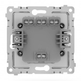 Выключатель трехклавишный Tokov Electric Pixel 10А IP20 белый