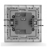 Переключатель перекрестный одноклавишный Tokov Electric Pixel 10А брызгозащищенный IP44 белый
