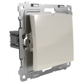 Переключатель одноклавишный Tokov Electric Pixel 10А IP20 бежевый