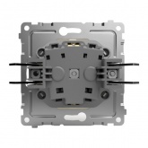 Розетка с заземлением Tokov Electric Pixel 16А IP20 бежевый