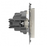 Розетка с заземлением Tokov Electric Pixel 16А IP20 бежевый