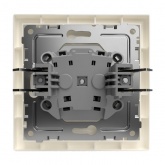 Розетка без заземления в сборе Tokov Electric Pixel 16А IP20 бежевый