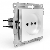 Розетка без заземления Tokov Electric Pixel 16А IP20 белый