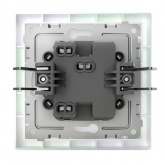 Выключатель одноклавишный в сборе Tokov Electric Pixel 10А IP20 перламутр