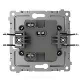 Выключатель одноклавишный с индикацией Tokov Electric Pixel 10А IP20 перламутр