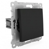 Переключатель одноклавишный Tokov Electric Pixel 10А IP20 карбон