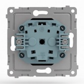 Розетка с заземлением Tokov Electric Pixel 16А шторки крышка IP20 карбон
