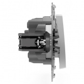 Выключатель трехклавишный Tokov Electric Pixel 10А IP20 алюминий