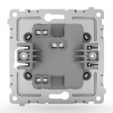 Переключатель одноклавишный Tokov Electric Pixel 10А IP20 алюминий