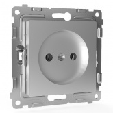 Розетка без заземления Tokov Electric Pixel 16А IP20 алюминий