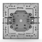 Розетка без заземления в сборе Tokov Electric Pixel 16А IP20 алюминий
