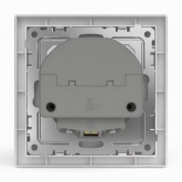 Розетка с зарядкой 2Р+Е Tokov Electric Pixel 16А 2USB тип A+C айс