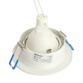 Светильник потолочный встраиваемый Feron DL3301 MR16 G5.3 белый d70/D92x35mm