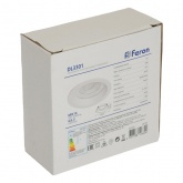Светильник потолочный встраиваемый Feron DL3301 MR16 G5.3 белый d70/D92x35mm