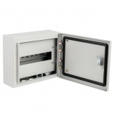Щит металлический навесной Tokov Electric Prizma ЩРн-12 12м 260х310х120 с Din-рейкой IP54 серый
