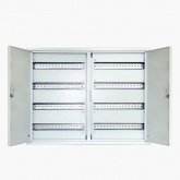 Щит металлический навесной Tokov Electric Prizma ЩРн-144 144м 610х780х120 с Din-рейкой IP31 серый