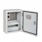 Щит металлический Tokov Electric ЩУРн-1/12 395х310х165 на 1-ф счетчик и 12м навесной IP54 серый