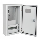 Щит металлический Tokov Electric ЩУРн-3/12 540х310х165 на 3-ф счетчик и 12м навесной IP54 серый