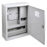Щит металлический Tokov Electric ЩУРн-3/24 500х400х160 на 3-ф счетчик и 24м навесной IP31 серый