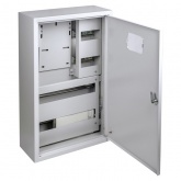 Щит металлический Tokov Electric ЩУРн-3/48 630х400х160 на 3-ф счетчик и 48м навесной IP31 серый