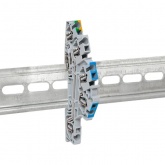 Колодка клеммная EKF JXB-ST-2.5-NLPE 30A пружинная