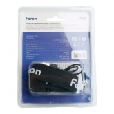 Фонарь налобный светодиодный Feron TH2315 5W IP44 USB type-C пластик, c аккумулятором