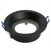 Светильник потолочный встраиваемый Feron DL3301 MR16 G5.3 черный d70/D92x35mm