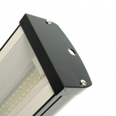 Светильник складской Feron AL1180 200W 6400К AC230V 20000lm 110° IP65 черный 1010x97x53mm