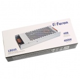 Блок питания Feron LB049 400W 48V IP20 210x81x30mm для светодиодной ленты LS420