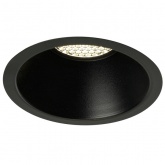 Светильник потолочный встраиваемый Feron DL3110 под лампу MR16 G5.3 черный d66/D90x64mm