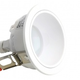 Светильник потолочный встраиваемый Feron DL3102 под лампу MR16 G5.3 белый d80/D92x35mm